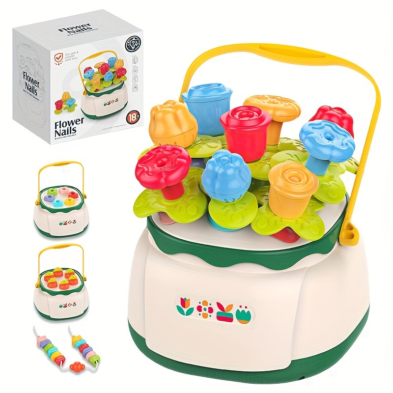 Jouets pour filles de 3, 4, 5, 6 et 7 ans, jeu de construction de jardin de  fleurs, activité éducative, Stem, pour enfants d'âge préscolaire jouet  fille jouet enfant Jeu de créativité