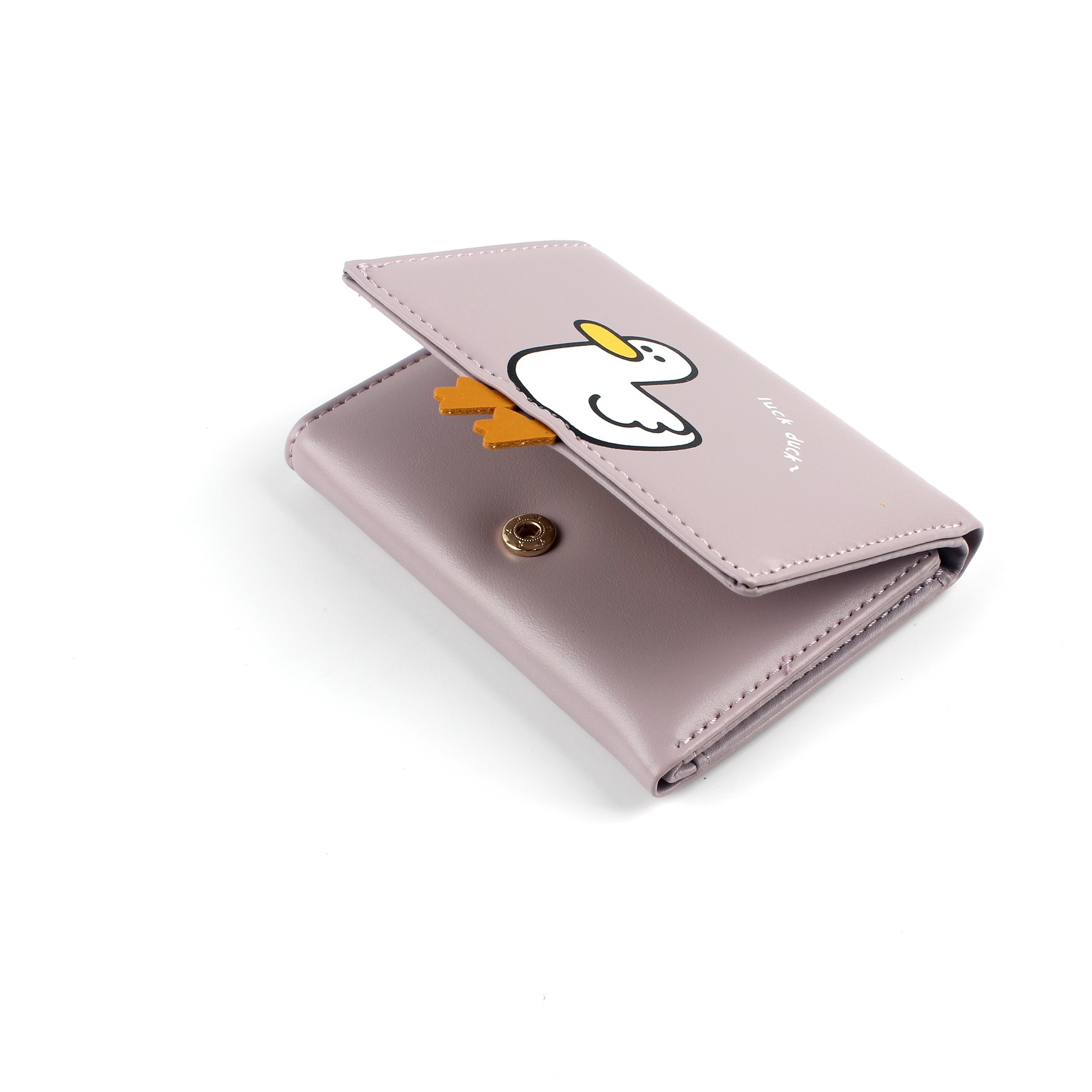 Kawaii Cartoon Duck Pattern Short Wallet, Trifold Coin Purse, Casual Credit Card  Case - Temu United Arab Emirates