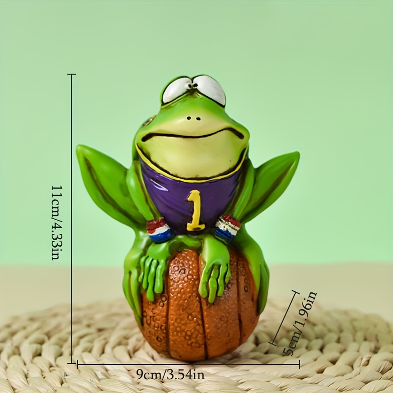 Sports themed Professional Frog Ornament Suitable Placement - Temu
