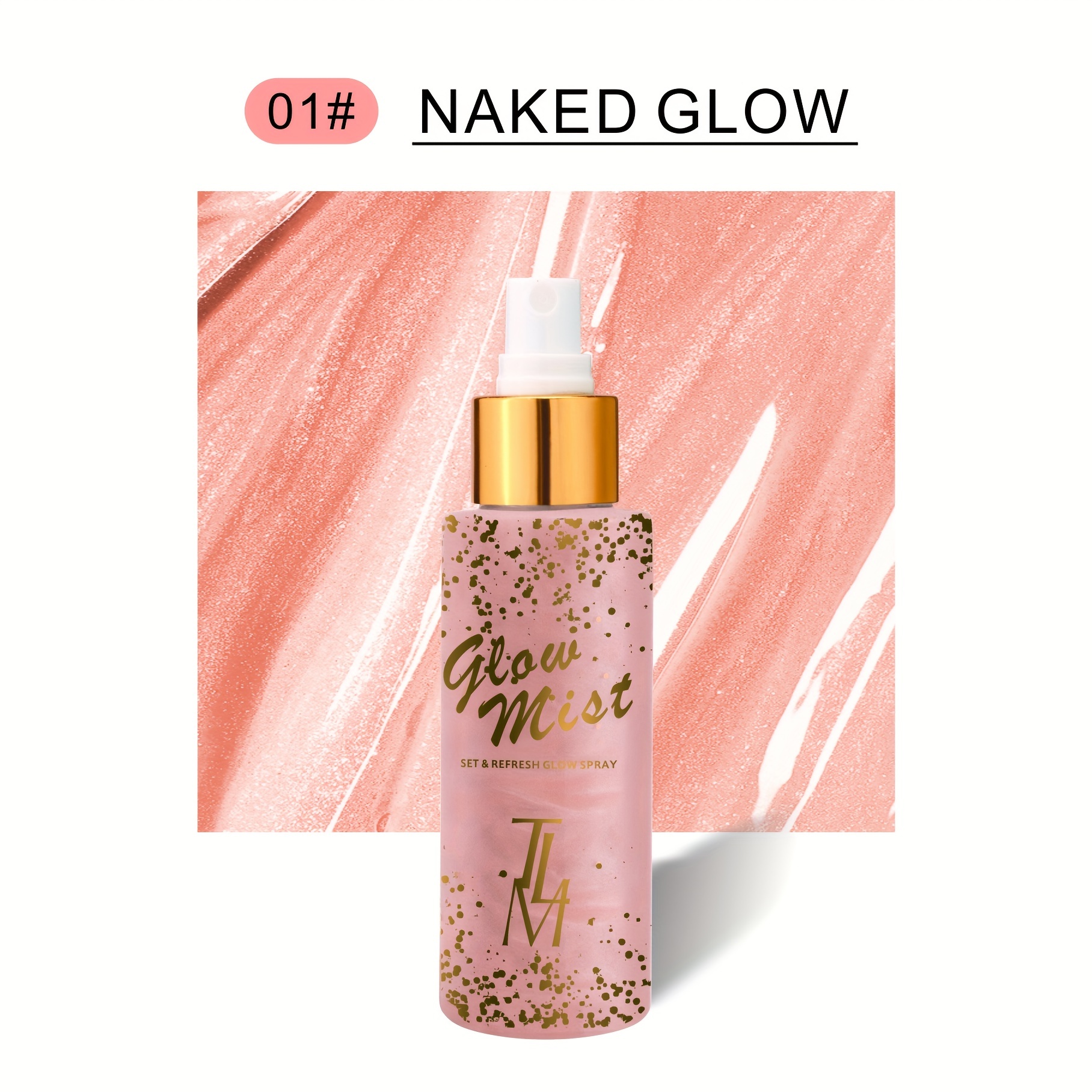 Glow Makeup Setting Spray Slight Shining Makeup Finishing - Temu