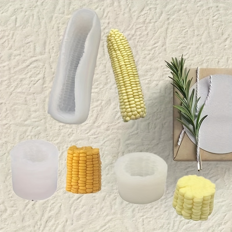 Creative 3D Corn Silicone Candle Mold-soap Mold-maize Resin 