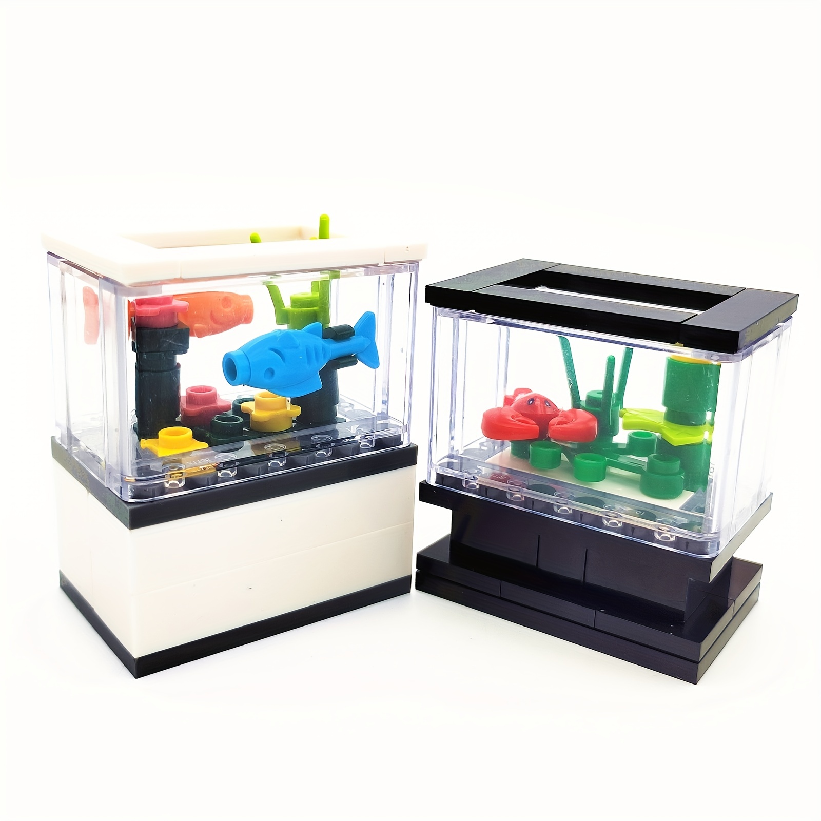 Aquarium Tank Building Blocks Set - Shapes for Free Assembly