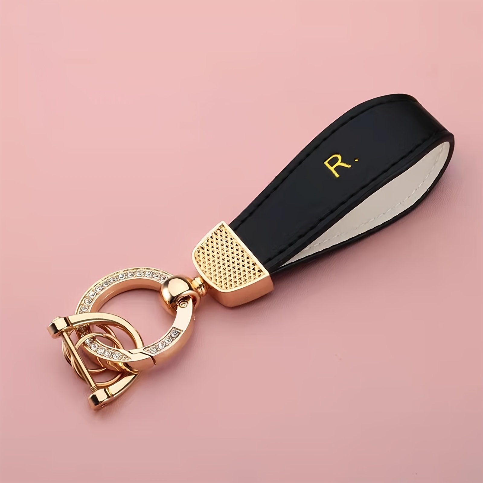 Patent leather key ring Louis Vuitton Pink in Patent leather