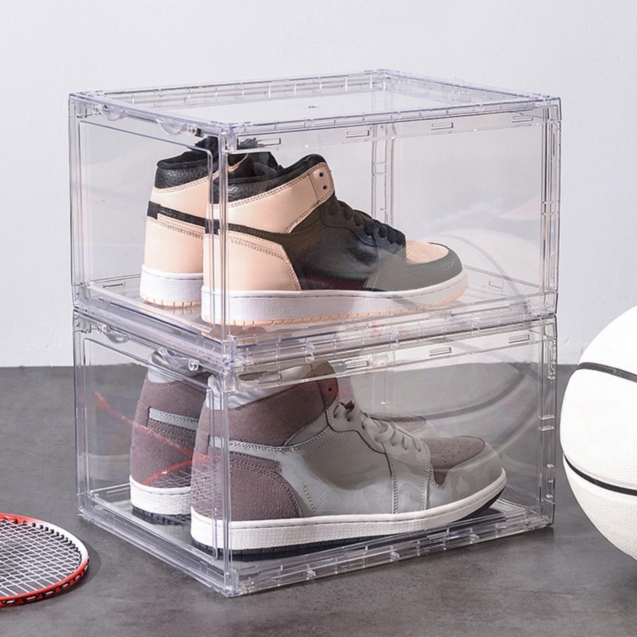 1Pc Acrylic transparent aj shoe box shoe rack sports shoes large