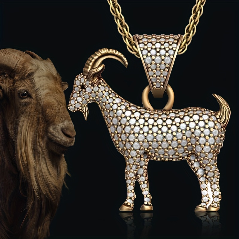 Diamond goat deals pendant