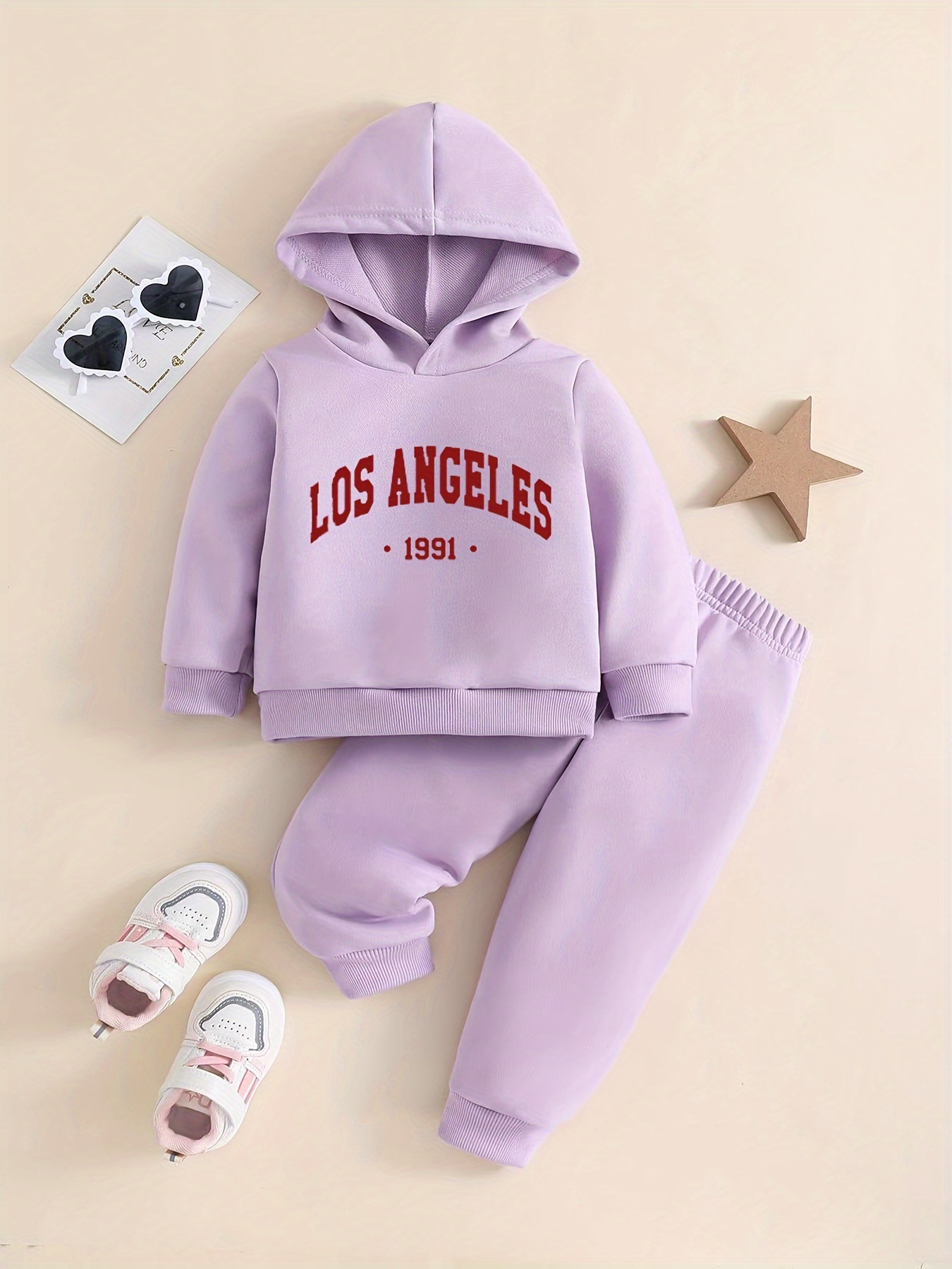 Ensemble 2 Pi ces Pour B b Fille Pull Capuche Sweat shirt