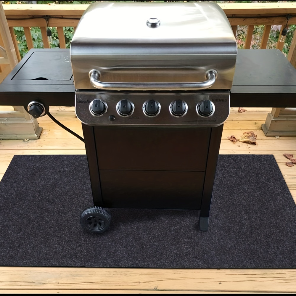 1 Stück Premium-Deck- Und Terrassengrill-Bodenmatte, Wiederverwendbare  Grillmatten Für Den Außenbereich, Hitzebeständig, Saugfähiges Öl-Pad Zum  Schutz