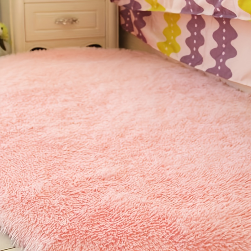 Alfombras Alfombra Rosa Para Niños, Decoración De Dormitorio Para