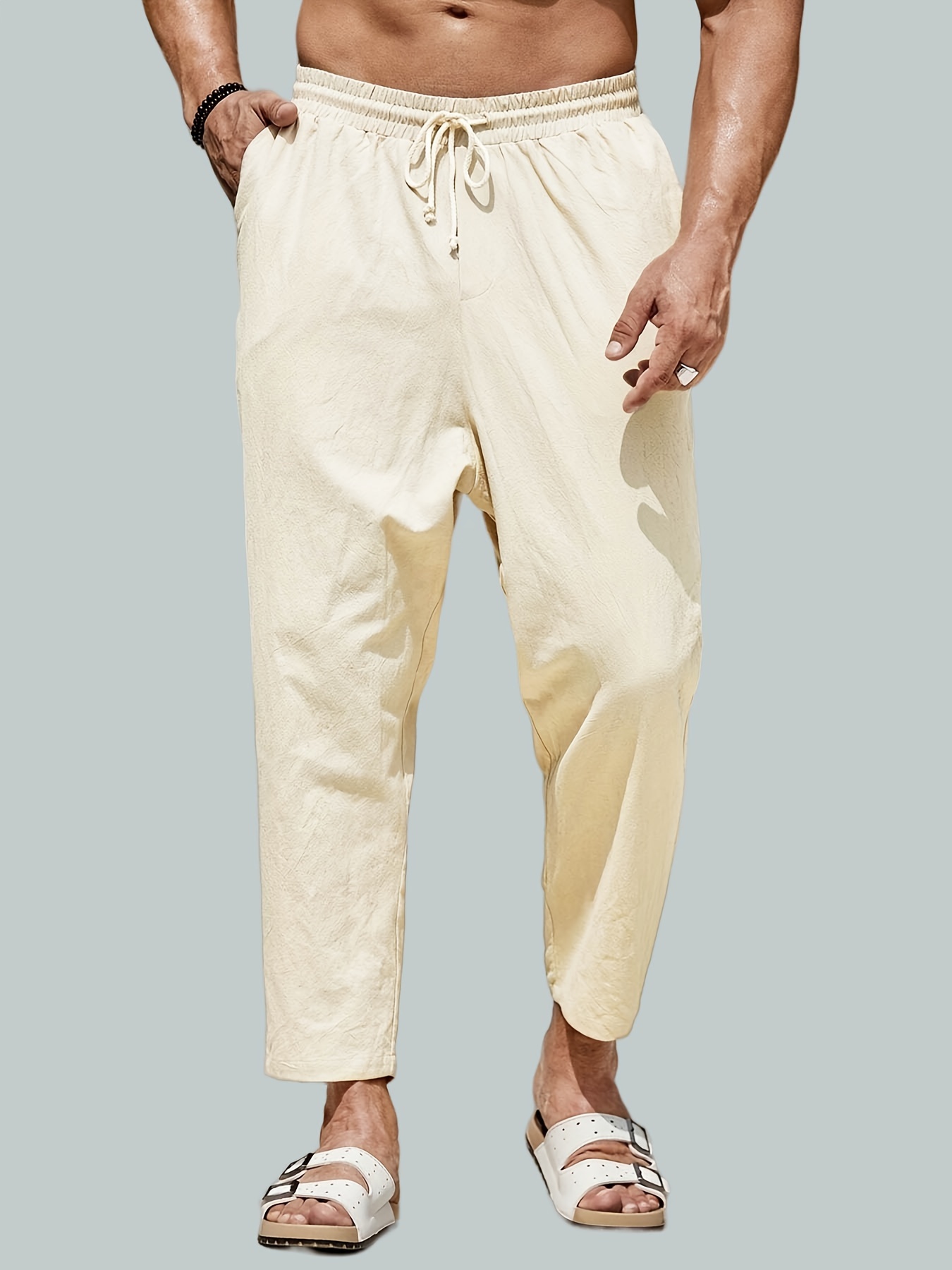 Pantalones Bombachos para Hombre, Tendencia de Costura Holgada a la Moda,  Ropa M : : Ropa, Zapatos y Accesorios