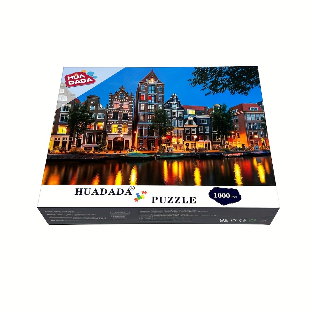 1000 Pezzi Puzzle Adulti, Canale Amsterdam - Giochi E Giocattoli - Temu  Italy