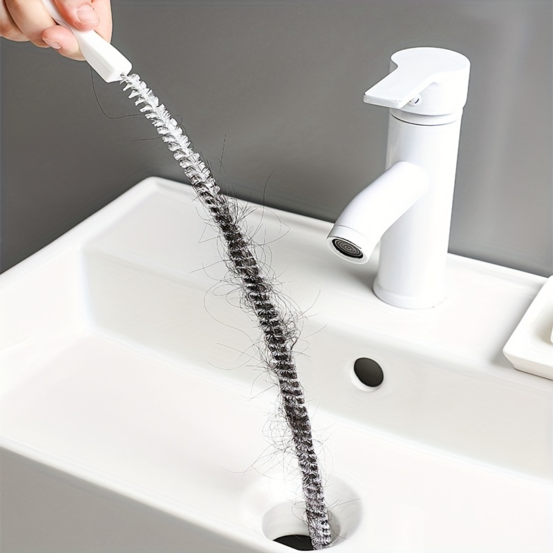 Pipe Dredging Brush Bathroom Hair Sewer Sink Cleaning Pipe