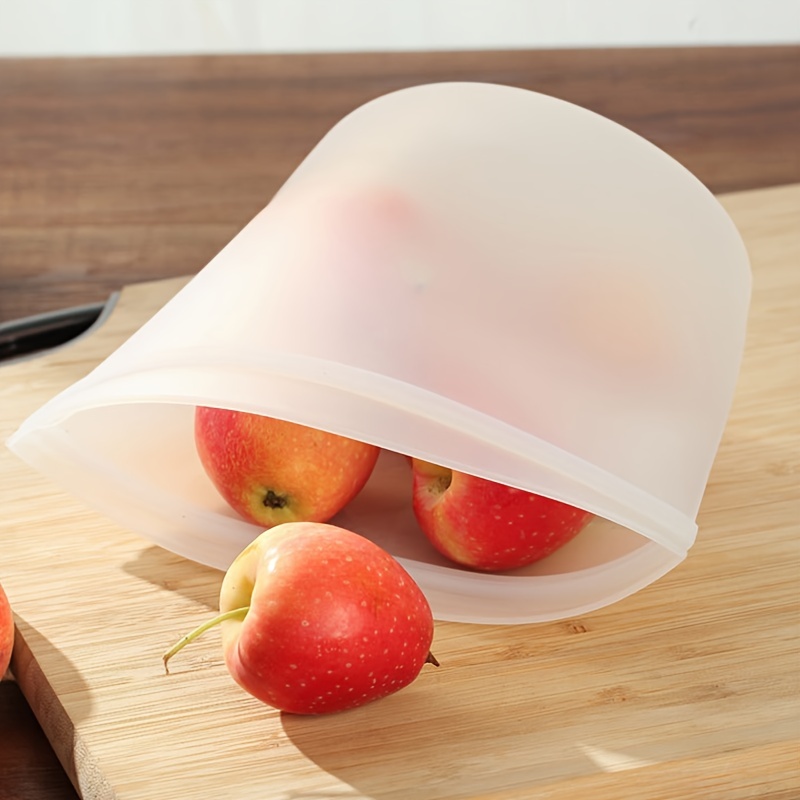 WeeSprout Bolsas reutilizables de silicona para almacenamiento de  alimentos, a prueba de fugas y herméticas para congelador (dos bolsas de 16  tazas)