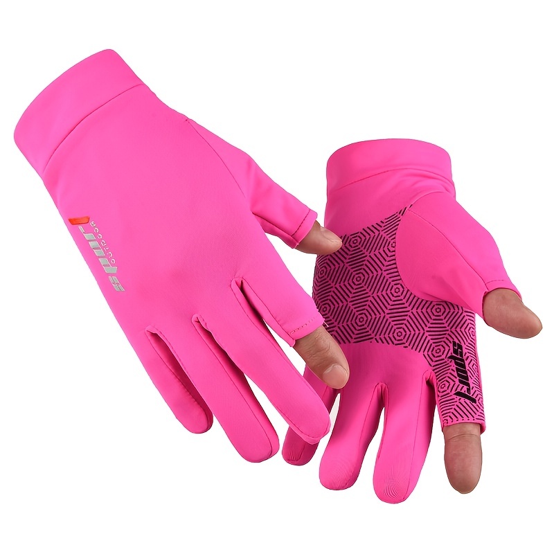 Durable Sweat Resistant Fishing Gloves With 2 Finger Opening - Temu  Australia