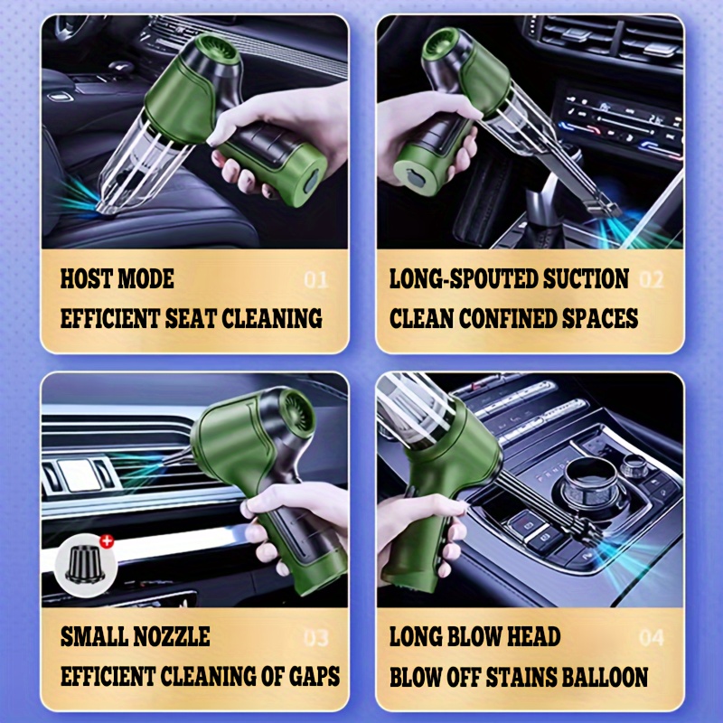 High Suction Handheld Wireless Vacuum Cleaner for Office & Car