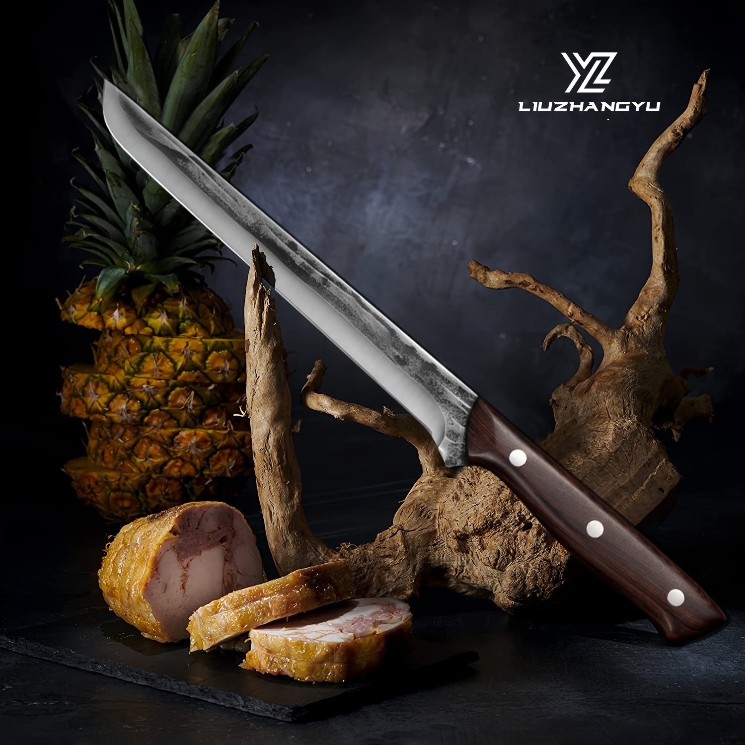 VG10 Slicing Knife, 12 inch Japanese Carving Knife Ultra Sharp Forged High  Carbon Stainless Steel Long Brisket Knife For Meat Cutting BBQ Full Tang