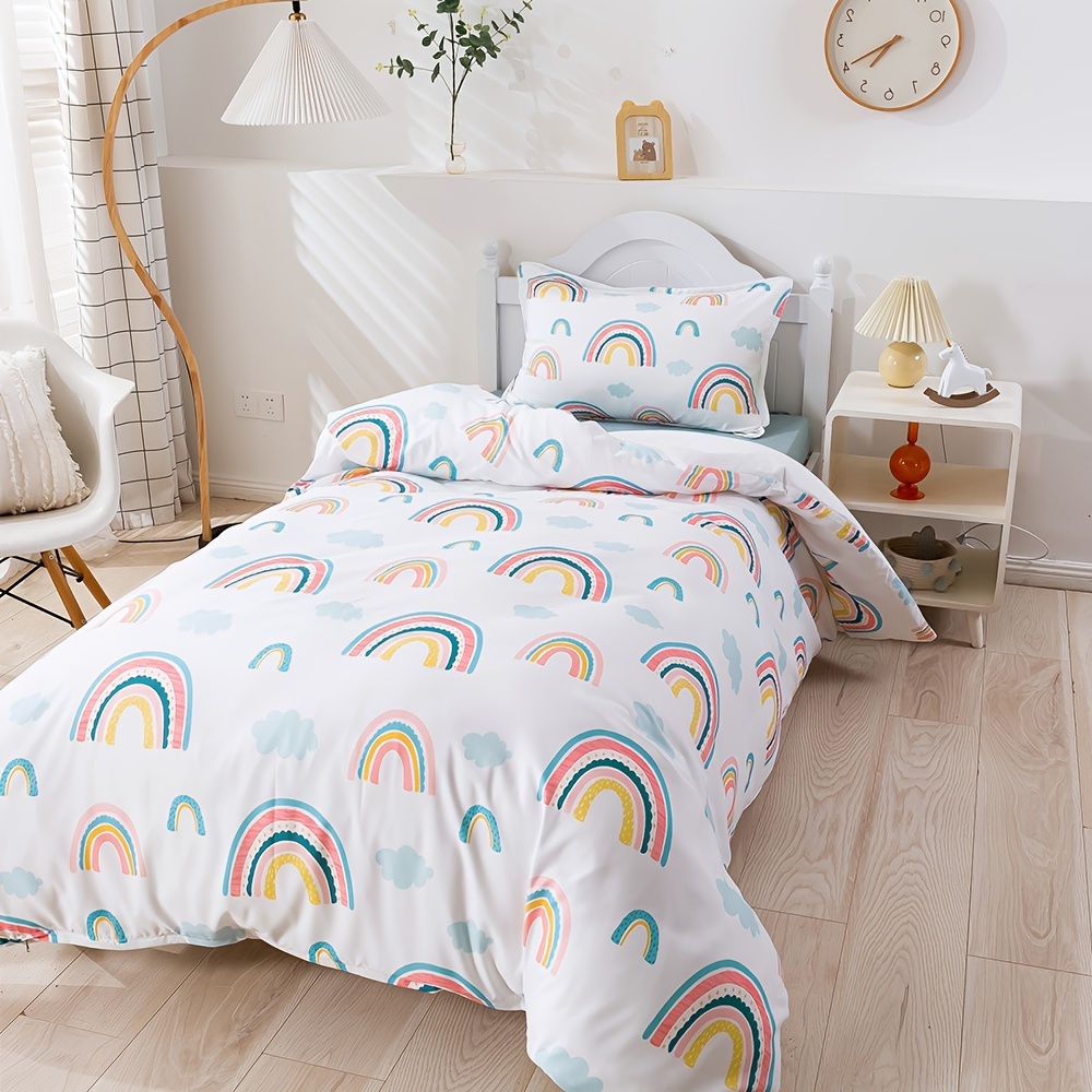 Rainbow Comforters Temu