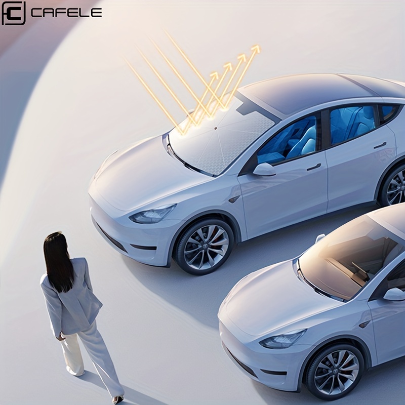 Protection Pare-solaire de voiture pliable portative pour pare-soleil de  qualité supérieure pour vitres arrière et latérales, Blocs rouleau rideau  de pare-soleil rétractables pour Tesla Model 3 : : Auto et Moto