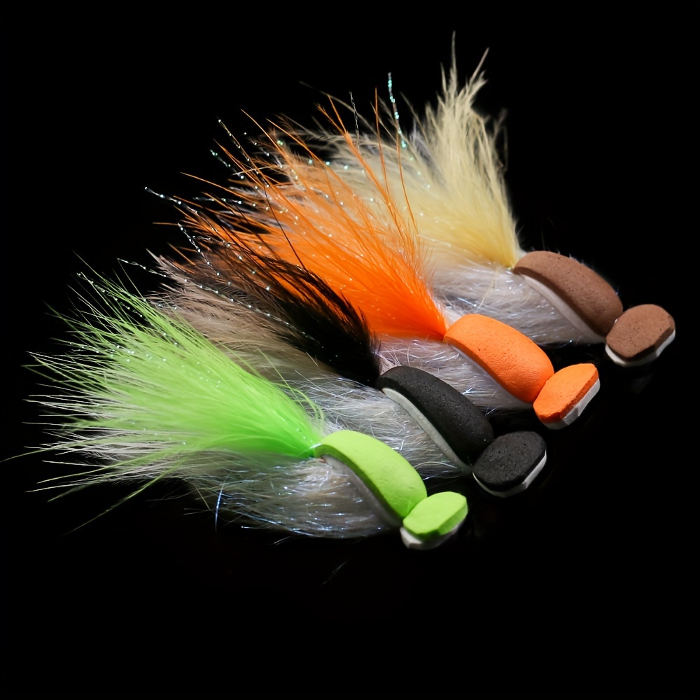 Gurgler Fly Barbed Floating Fly Hook Top Water Fly Trout - Temu