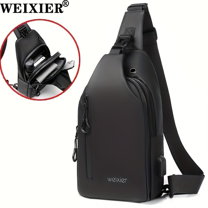 WEIXIER Men's Leisure Style Single Shoulder Bag