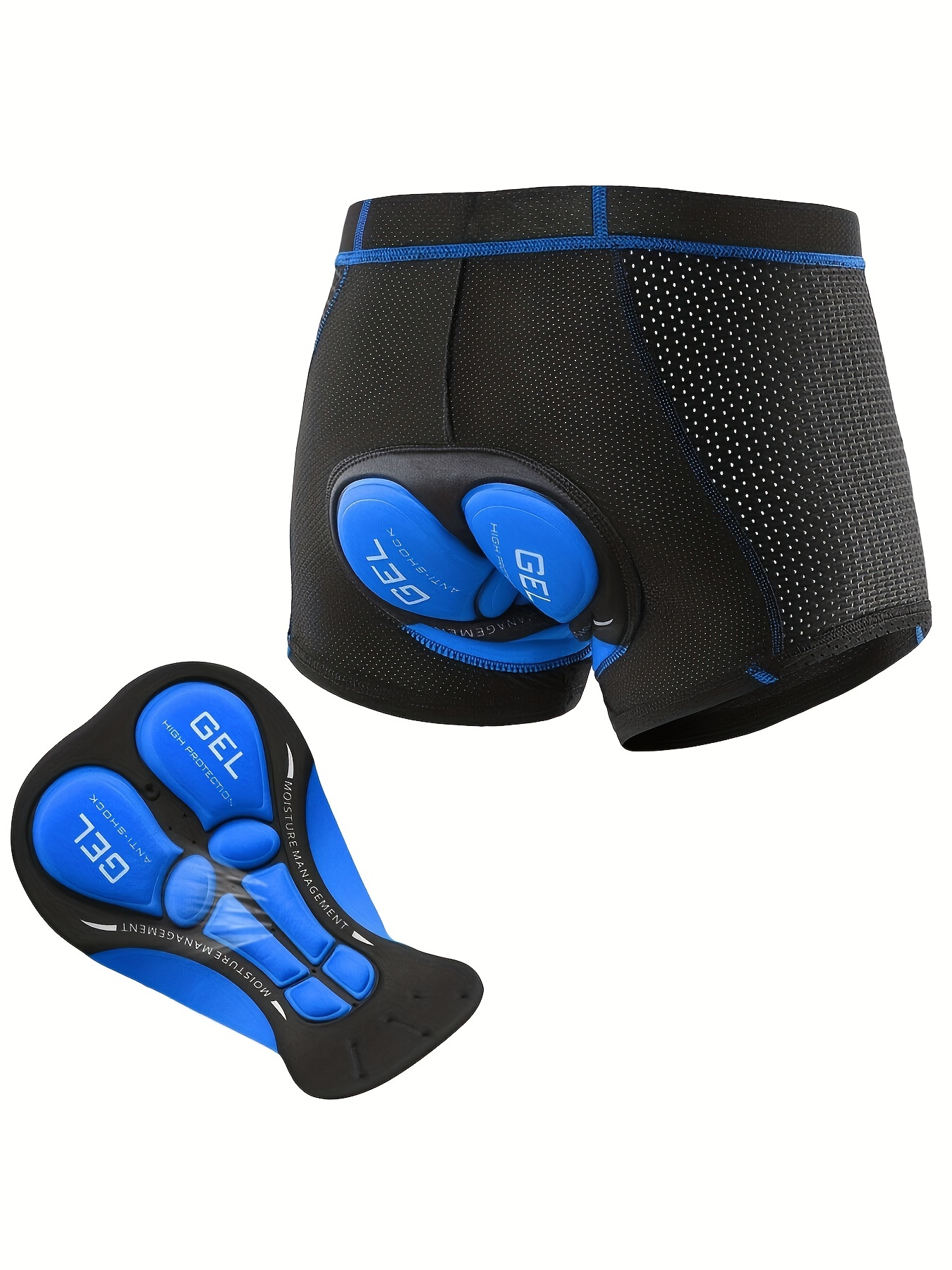 4d Padded Cycling Underwear Shorts Men Anti slip Leg Grips - Temu Canada