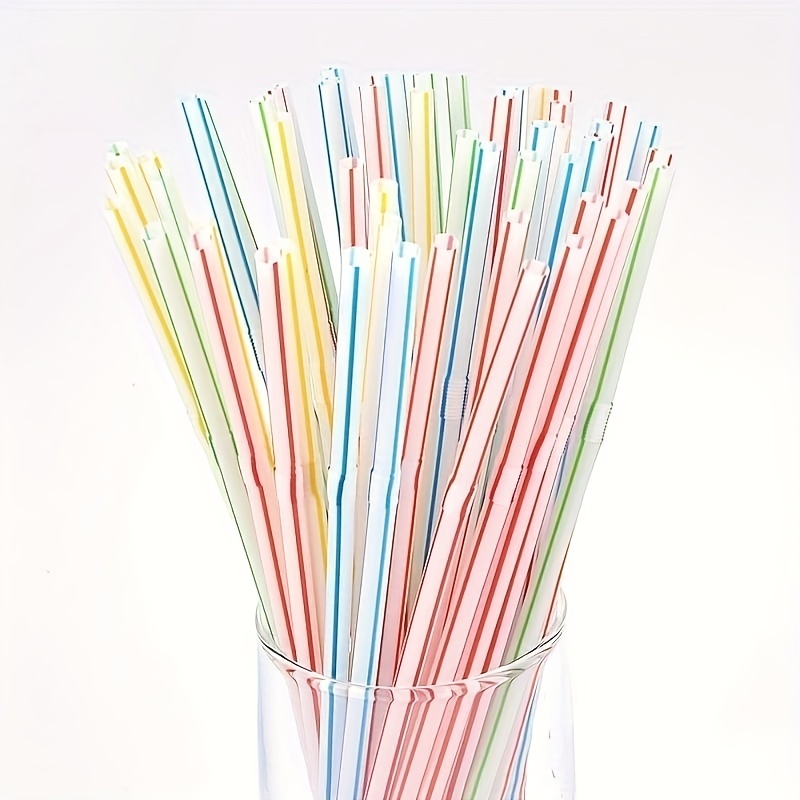 Skinny Straws Disposable drinking straws Plastic Straws For - Temu