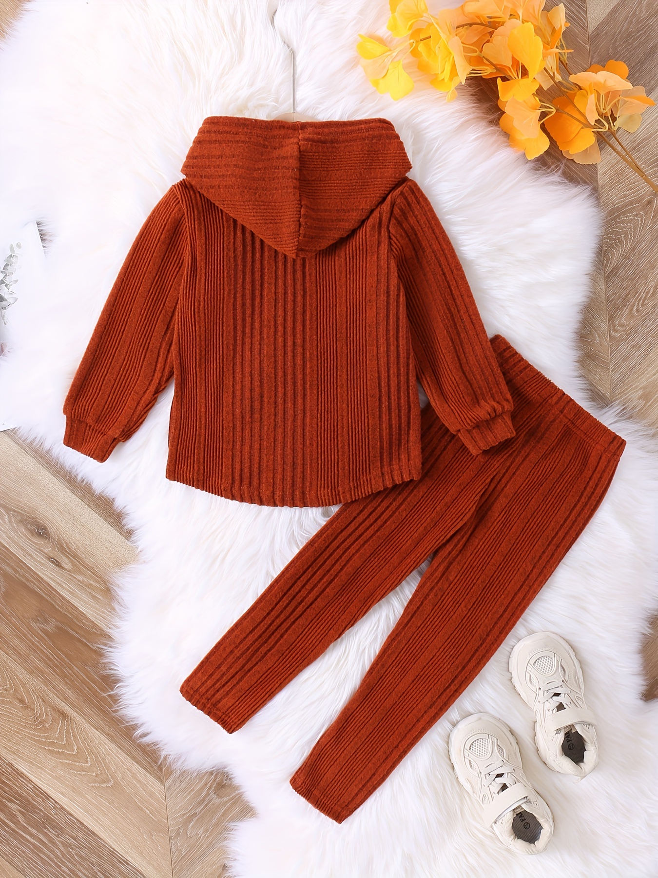 Autumn Children Girl Clothing Set Lace Sleeve Pullover Sweater +