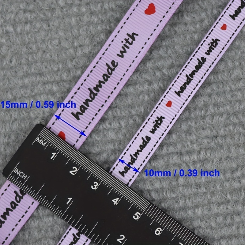 15mm Ruler Ribbon - Measuring Tape - Inch Ruler - Sewing Gift Wrap tape  measure