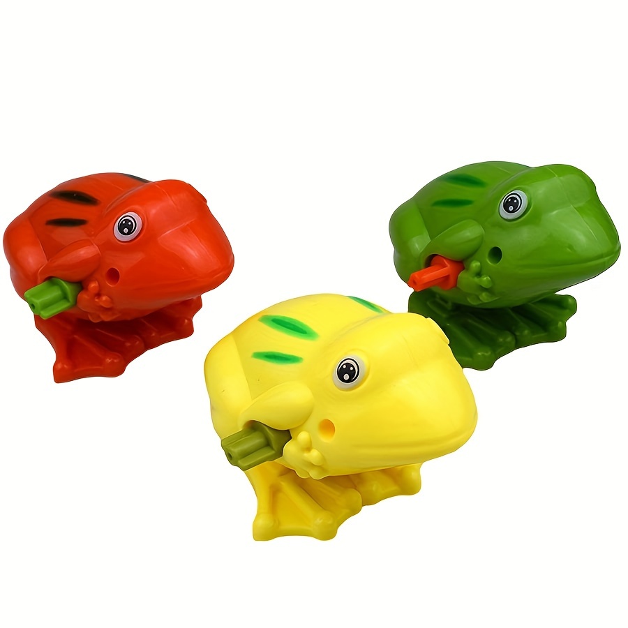Plastic Toy Chain Jumping Frog Wind String Frog Toys - Temu