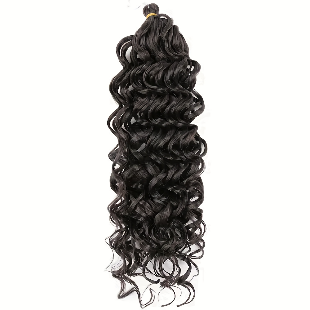 50 8cm Long Curls Crochet Hair Extensions - Natural Look for Everyday Use