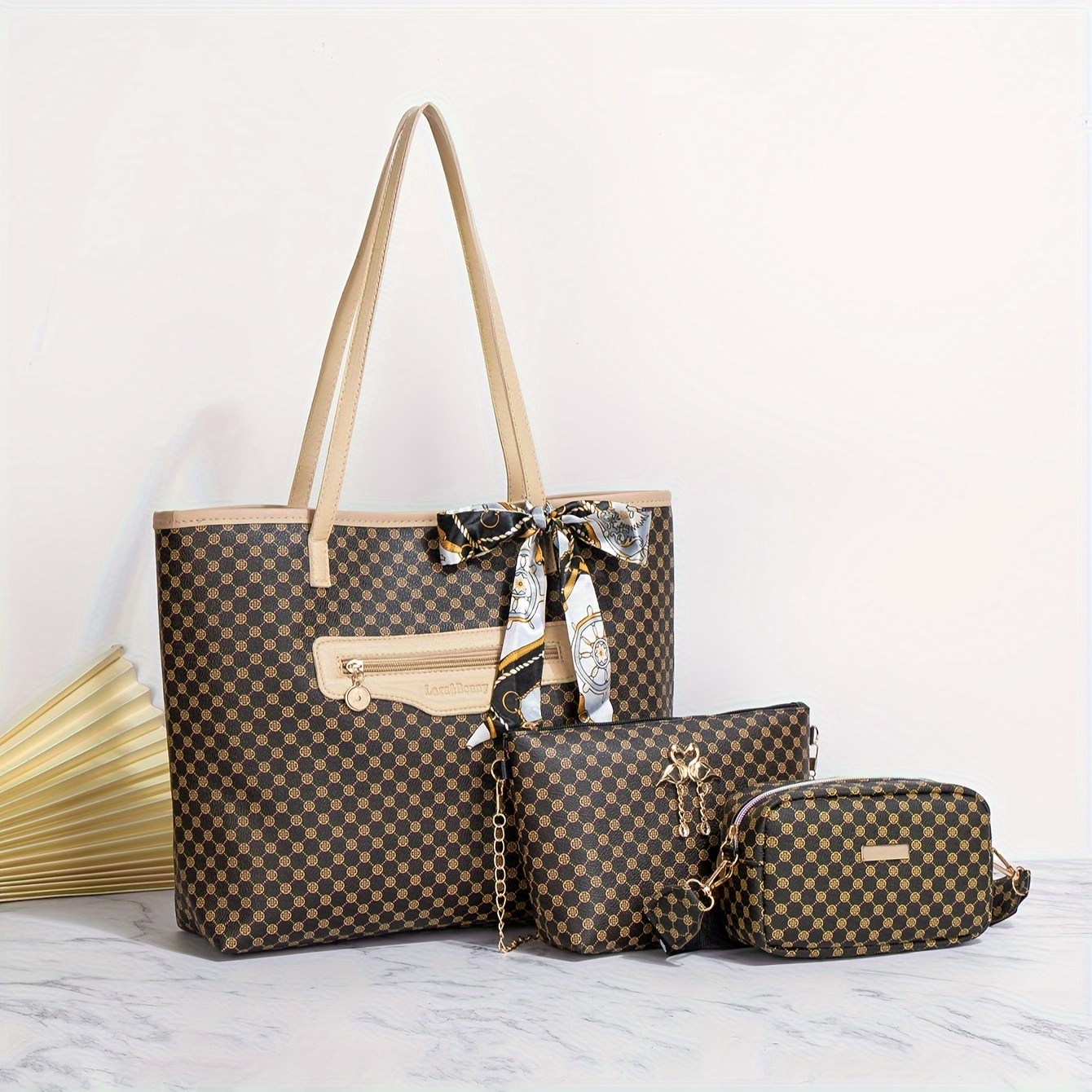 LV bag with scarf(small monogram print)