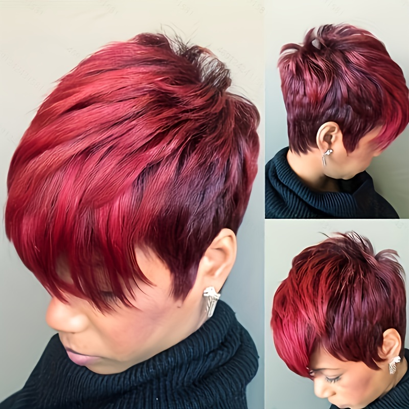 short curly pixie cut wig synthetic wig beginners friendly heat resistant