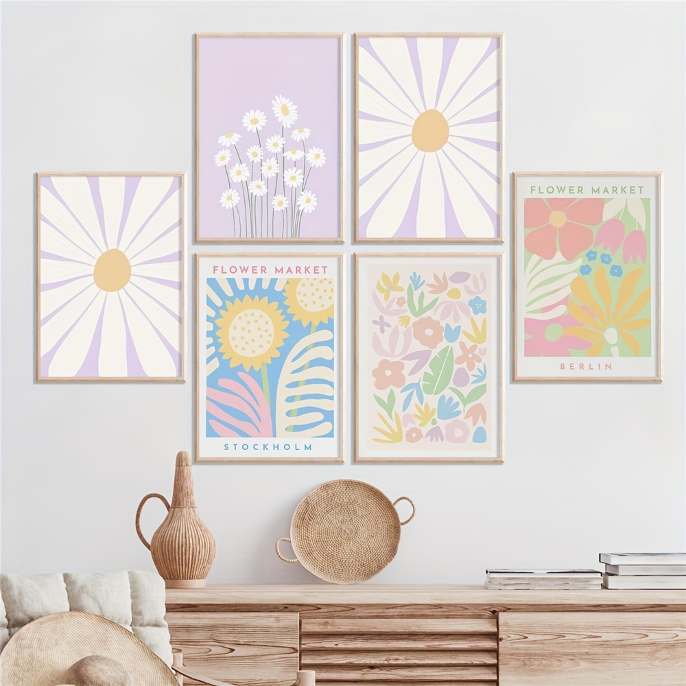 Buy Pastel Bouquet Wall Art Print