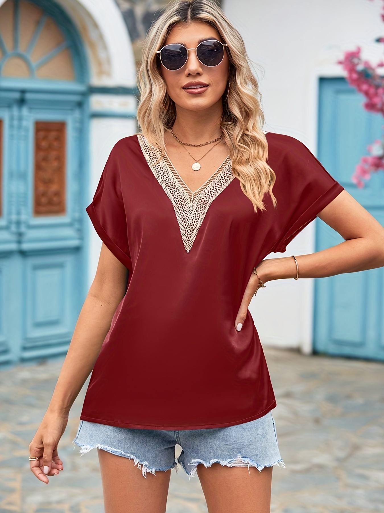 batwing sleeve blouse