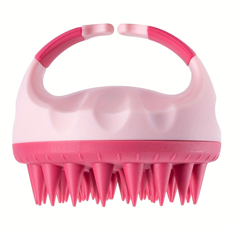 Silicone Scalp Massager Shampoo Brush Shower Cleansing Exfoliator