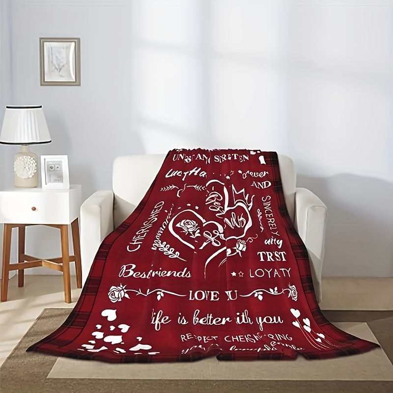 Best Friend Blanket Bff Gifts Women Funny Friends Blanket - Temu