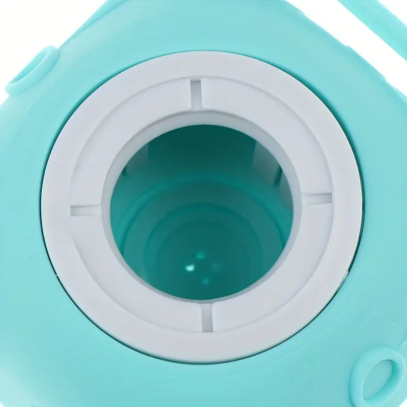 multifunctional silicone bath brush with exfoliating bristles storage compartment ergonomic handle for body shower household cleaning soft pastel colors turquoise details 8