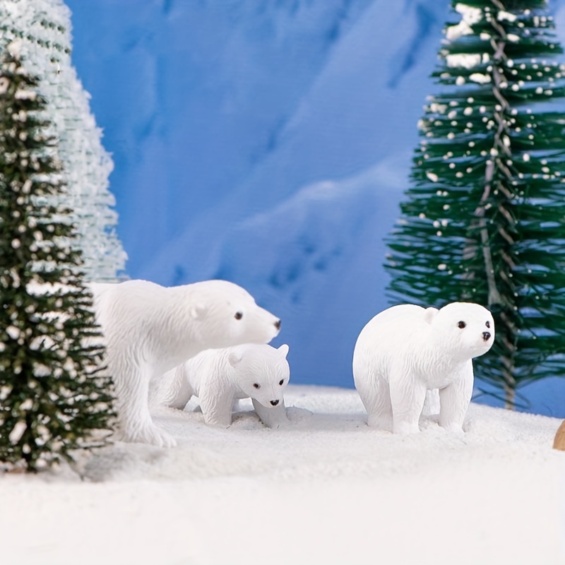 Mini Polar Bear Erasers - Cute Winter Prize