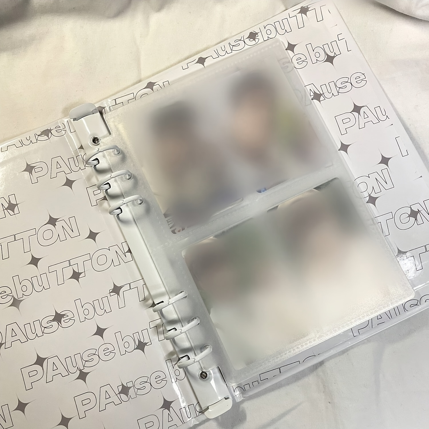 A5 Infinite Loop Cardboard Card Album Book Four square Grid - Temu