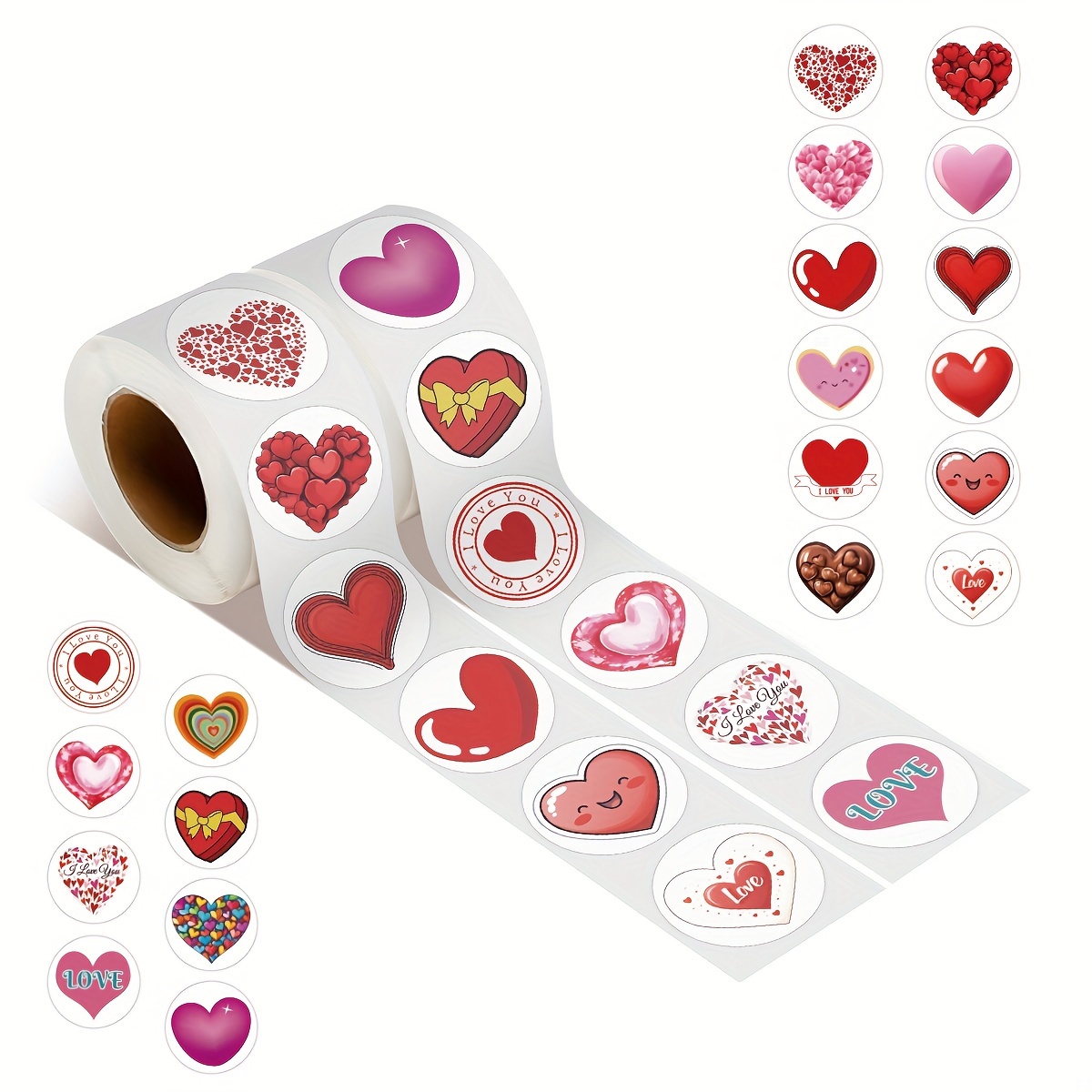 Valentine's Day Love Stickers Pack Cute Aesthetics Vinyl - Temu