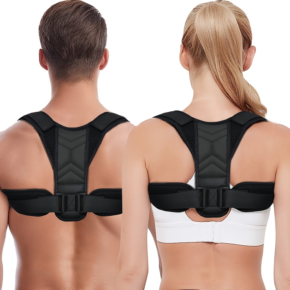 Posture Corrector Upper Back Brace - Temu
