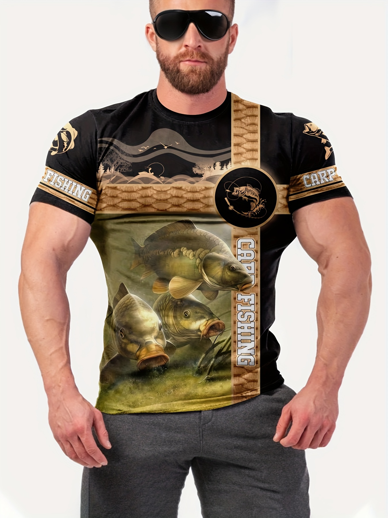 Catfish Fishing Camo Customize 3D Printed Mens t shirt Cool Summer Casual  style Unisex T-shirt gift for fisherman