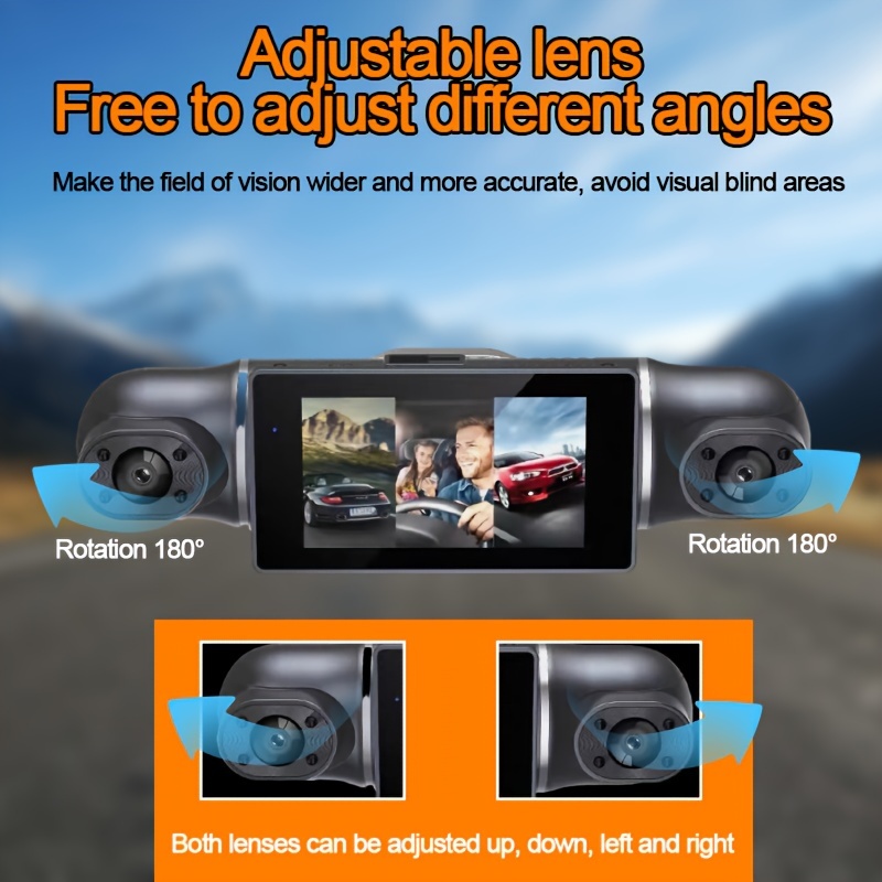 New Four way Camera High definition 1080p Recording Front - Temu