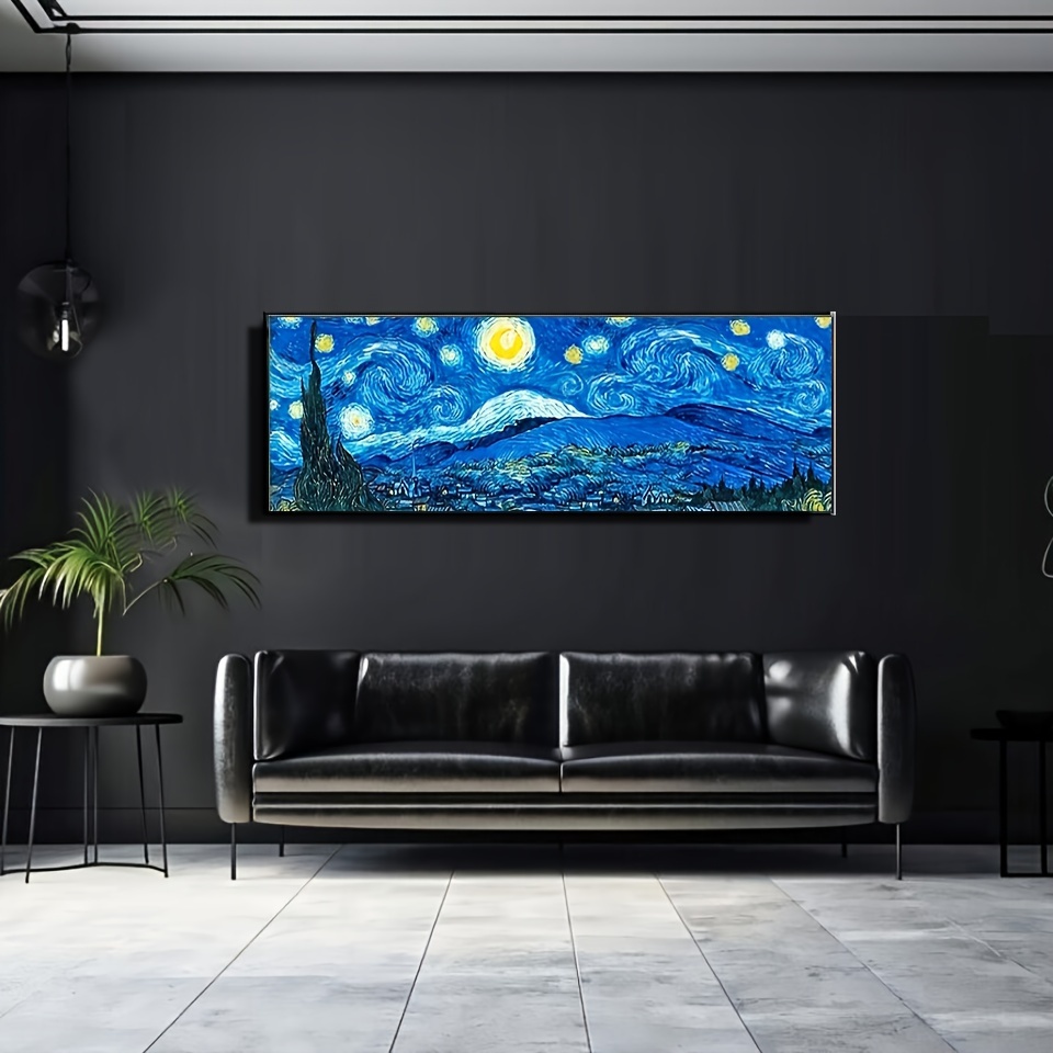 5D Diamond Painting Abstract starry sky Landscape DIY Mosaic Round