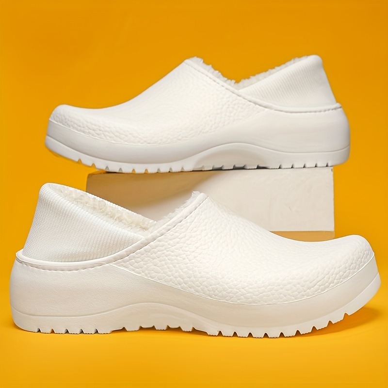 Mens hot sale white clogs