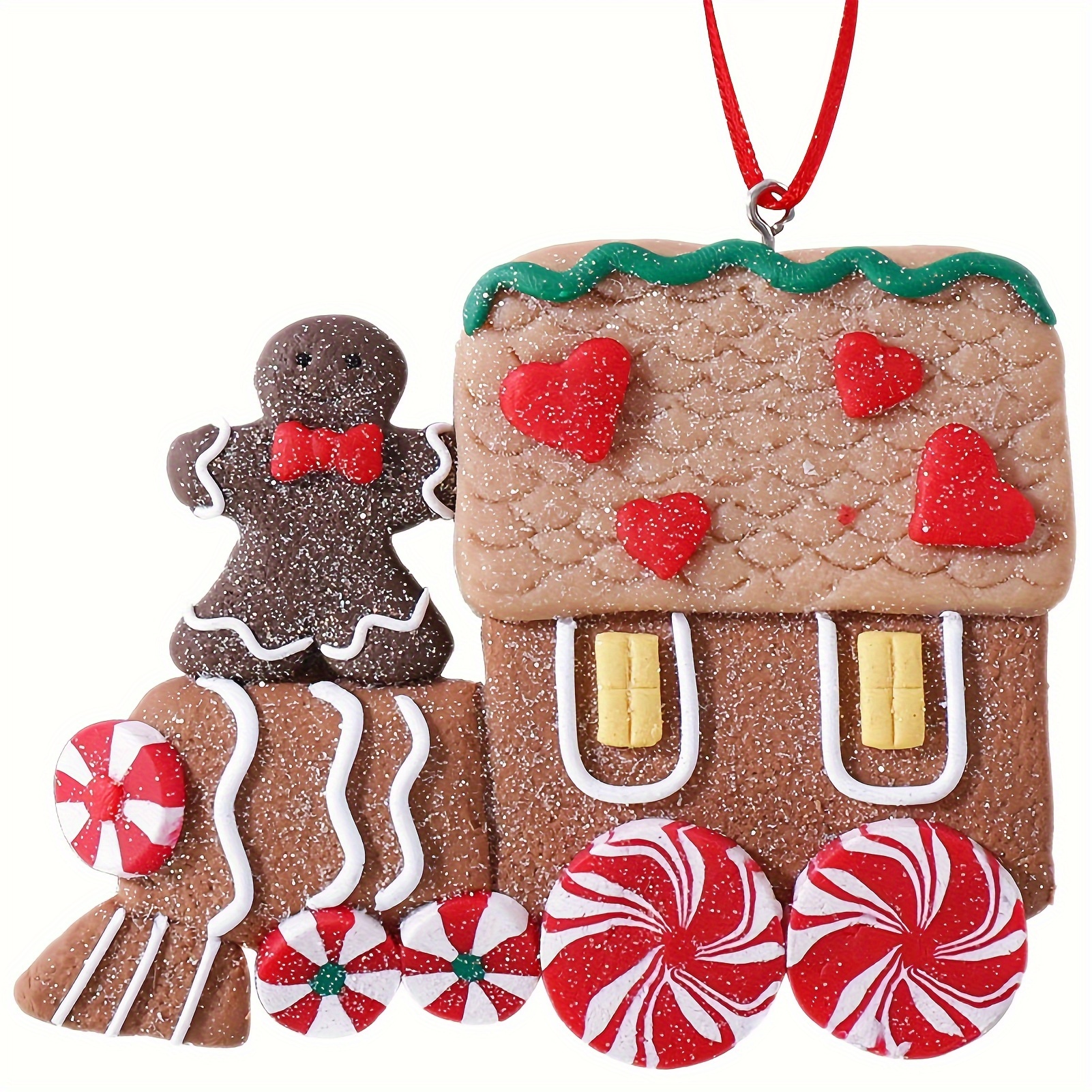 Christmas Tree Hanging Ornament Christmas Soft Clay Candy - Temu