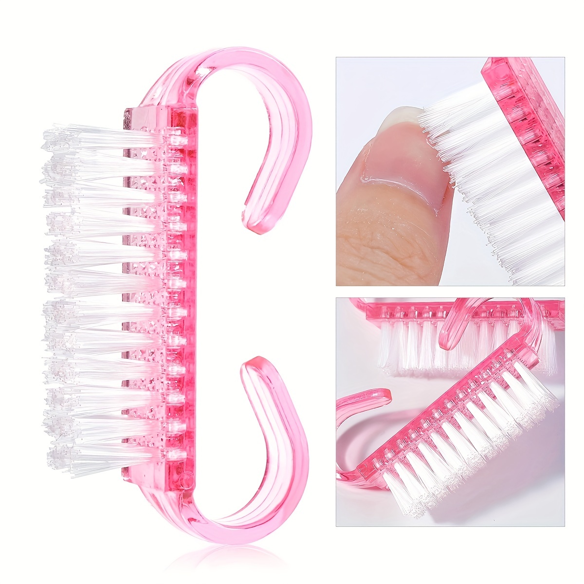 Handle Nail Brush Hand Fingernail Brush Cleaner Scrubbing Kit Pedicure For  Toes