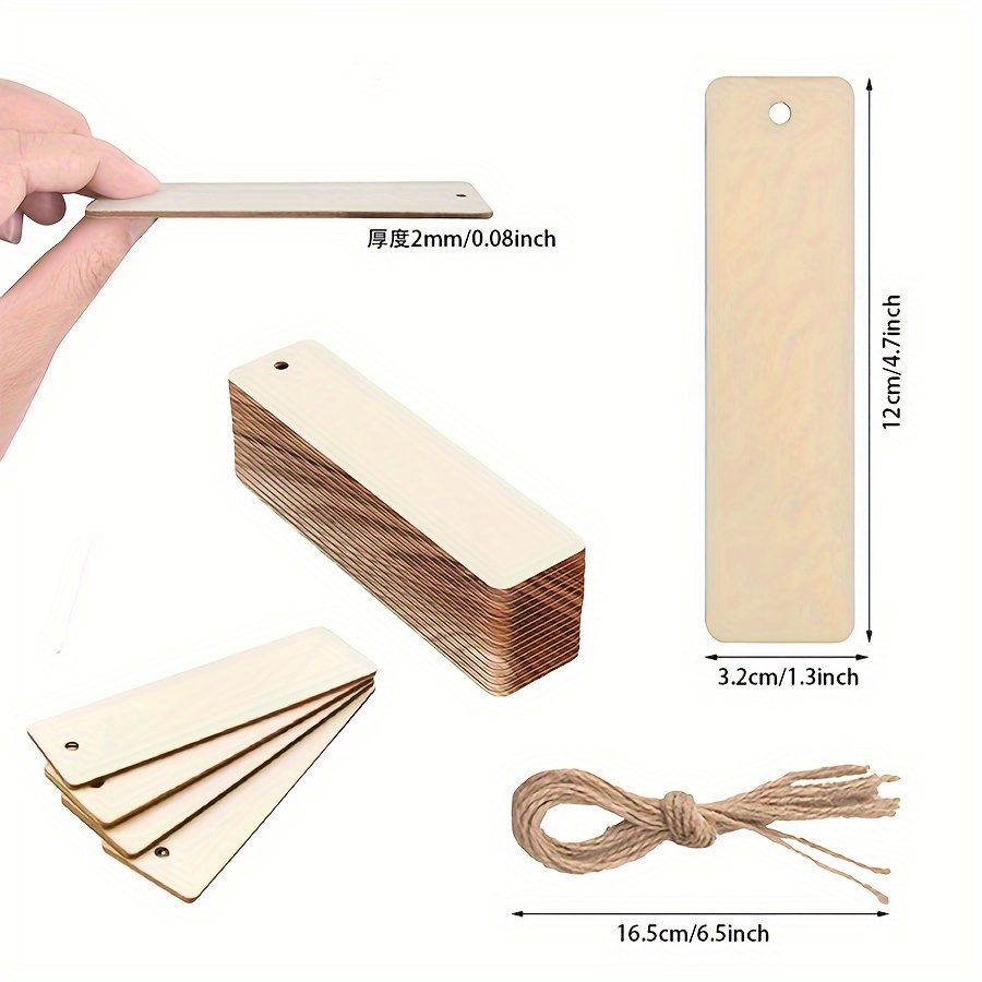 Easy DIY Wood Bookmarks 