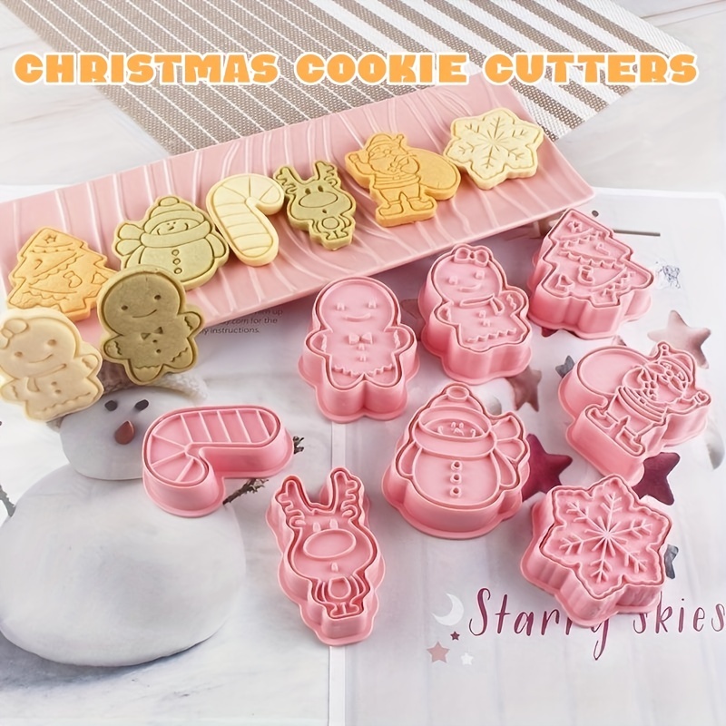 2/6pcs Lovely Heart Shape Metal Baking Pan for Pastry 3D Love Madeline  Cookies Stamps and