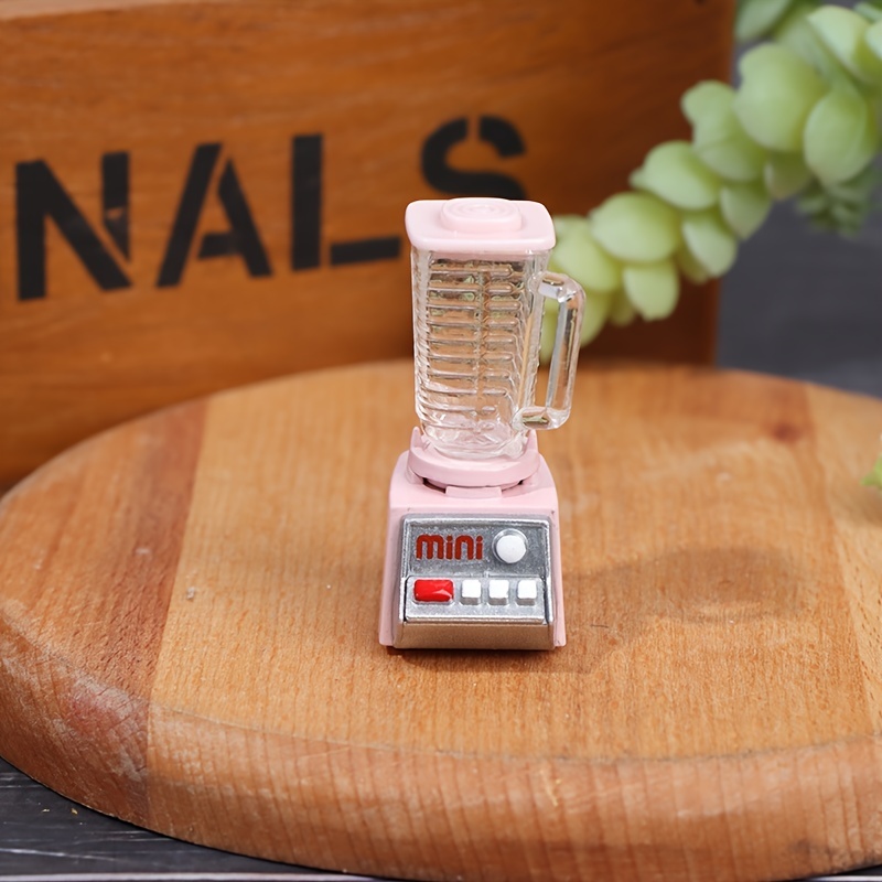 1/12 Scale Mini Juicer Miniature Dollhouse Food Blending Machine