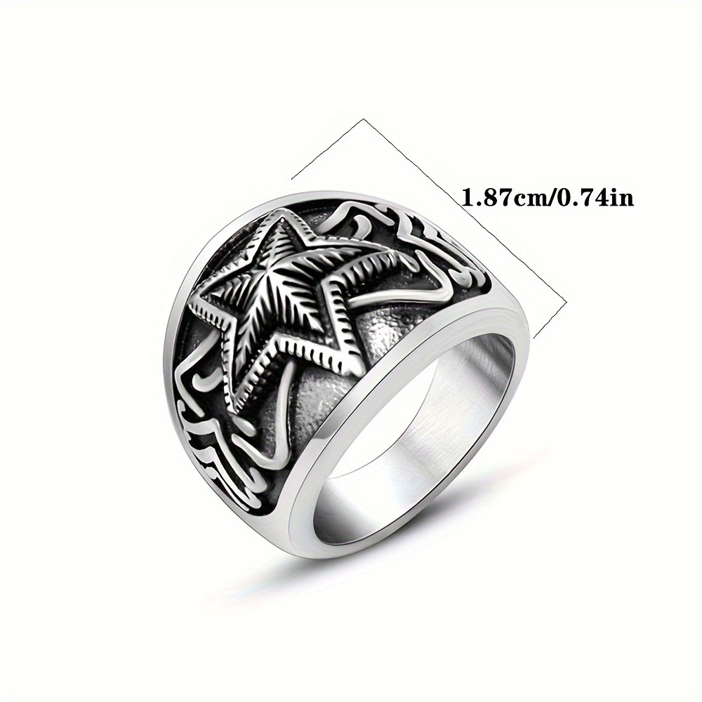 Five point hot sale star ring